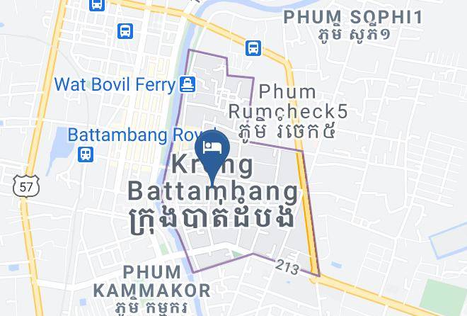 Battambang City - Hotel Blue Baia Maps