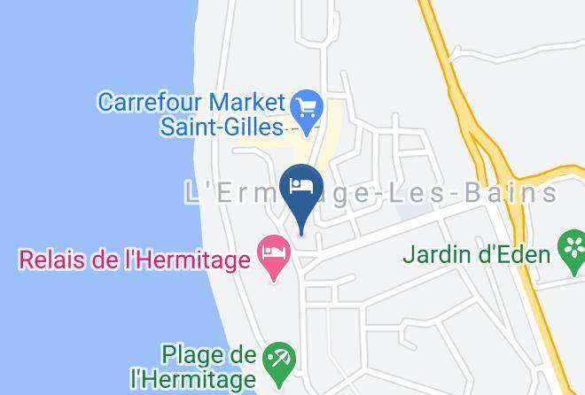 Saint Paul - Hotel Blue Beach Maps