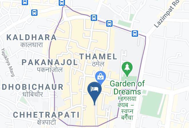 Kathmandu - Hotel Blue Diamond Maps