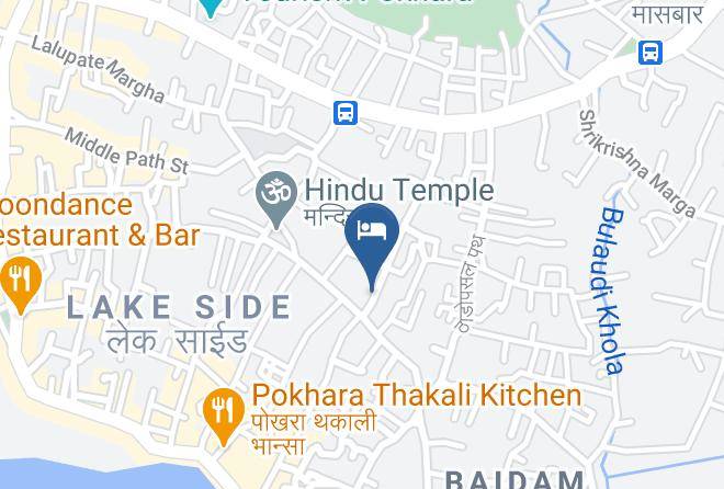 Pokhara - Hotel Blue Himalayan Maps