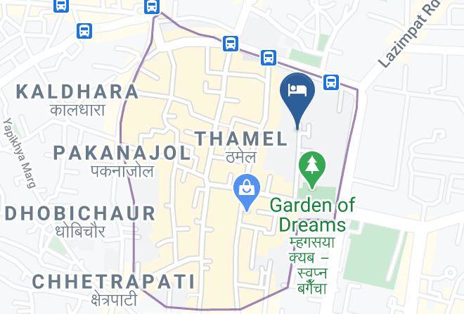 Kathmandu - Hotel Blue Horizon Maps