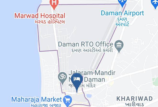 Daman - Hotel Blue Lagoon Maps