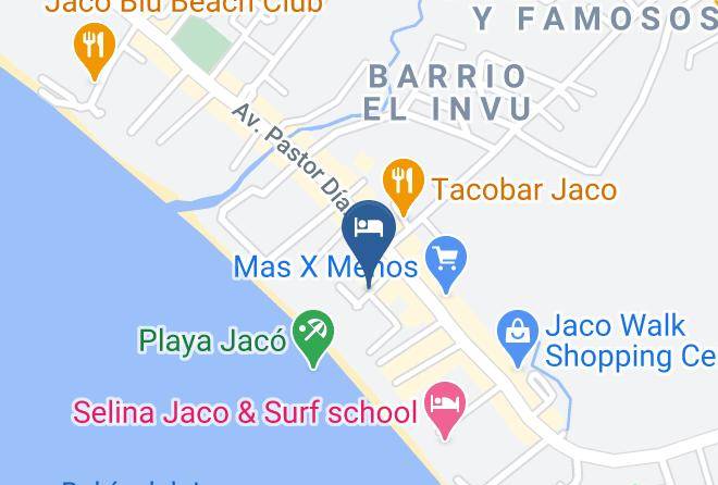 Garabito - Hotel Blue Marlin Maps