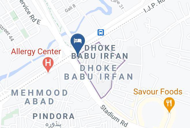 Islamabad - Hotel Blue Palace Maps