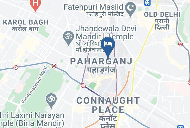 Paharganj - Hotel Blue Pearl Maps