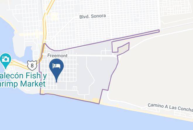 Puerto Penasco Municipality - Hotel Blue Point Maps