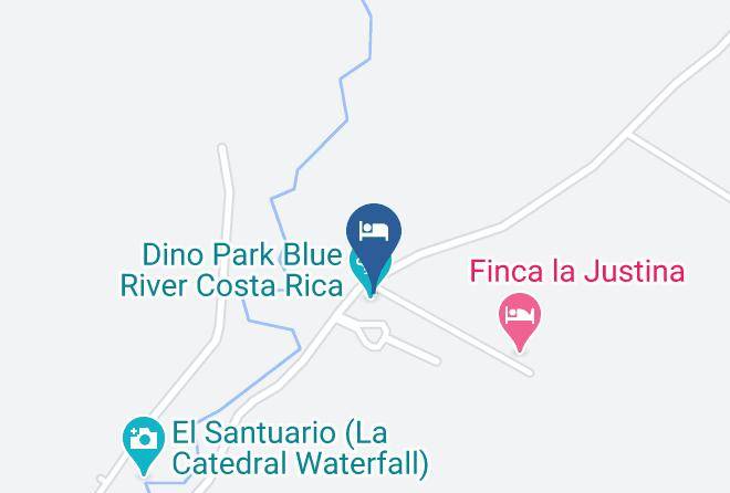 Upala - Hotel Blue River Resort Maps