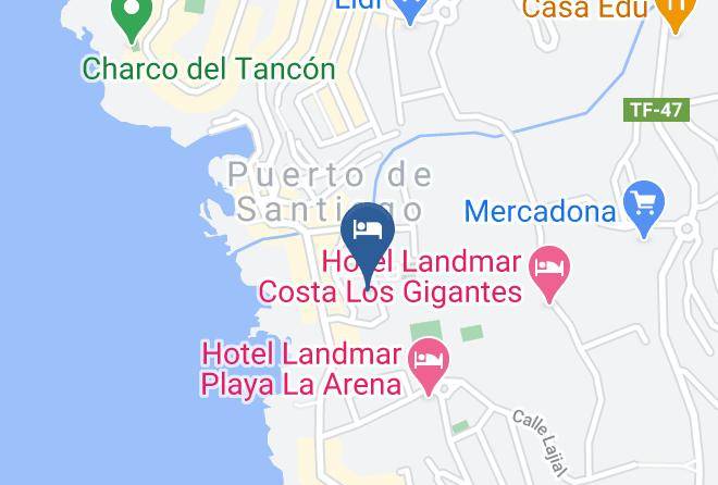 Santa Cruz De Tenerife - Hotel Bluesea Lagos De Cesar Maps