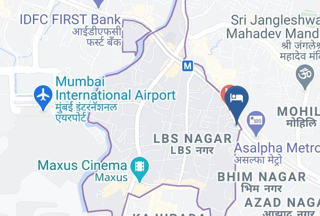 Mumbai - Hotel Blue Sea Residency Maps