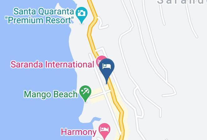 Hotel Seaside Artist Saranda Map