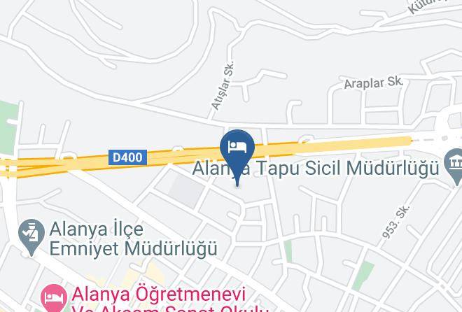 Alanya - Hotel Blue Star Maps