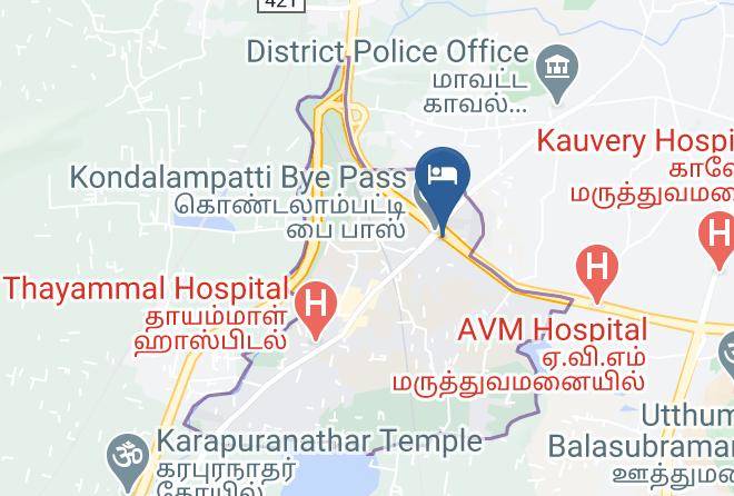 Salem - Hotel Blue Star Maps
