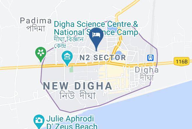 Hotel Blue Waves Map