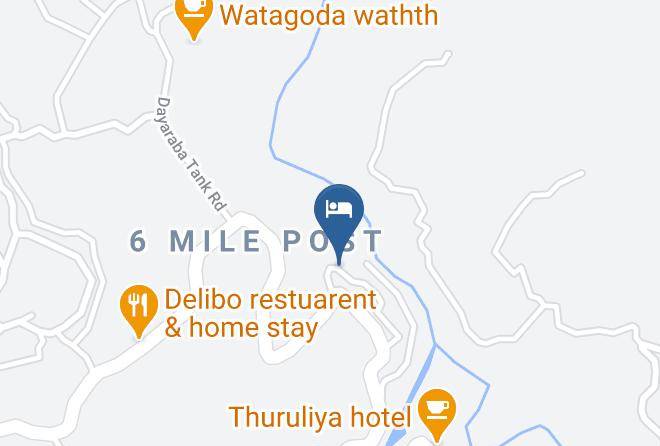 Badulla - Hotel Blue Wings Maps