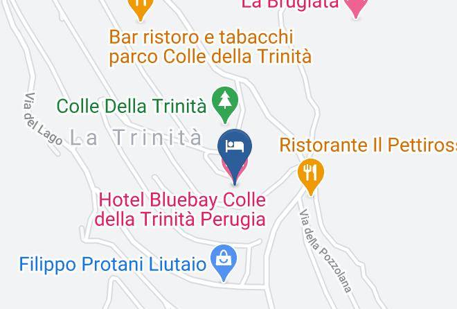 Hotel Bluebay Colle Della Trinita Perugia Map