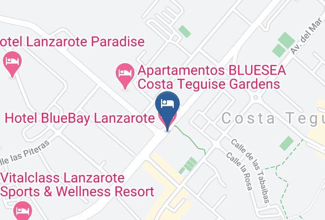 Las Palmas - Hotel Bluebay Lanzarote Maps