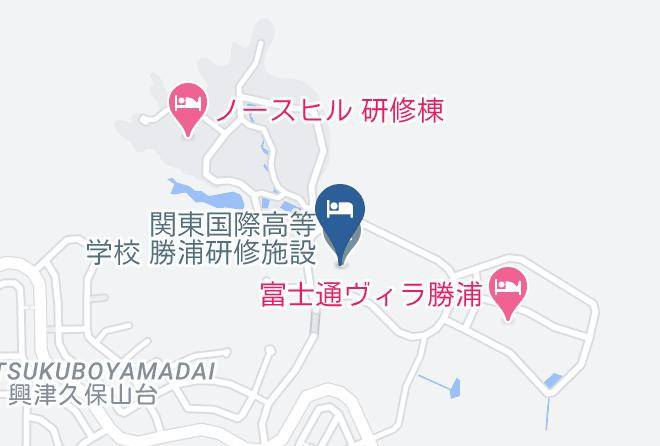 Katsuura City - Hotel Blueberry Hill Katsuura Maps