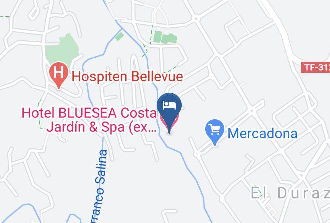 Santa Cruz De Tenerife - Hotel Bluesea Costa Jardin & Spa Maps