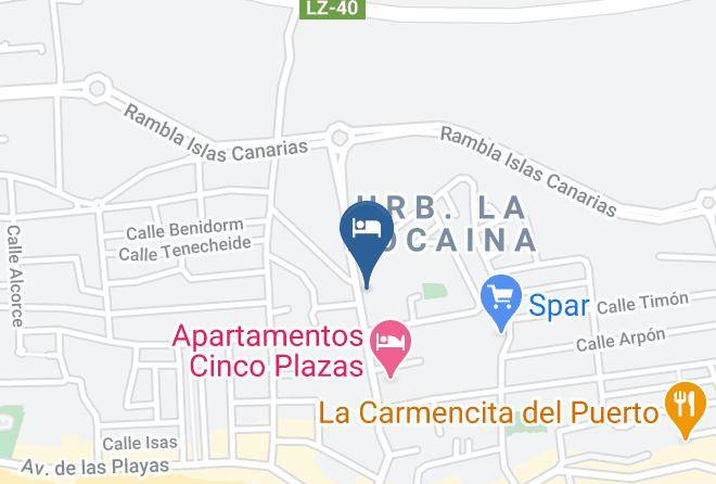 Las Palmas - Hotel Bluesea Lanzarote Palm Maps