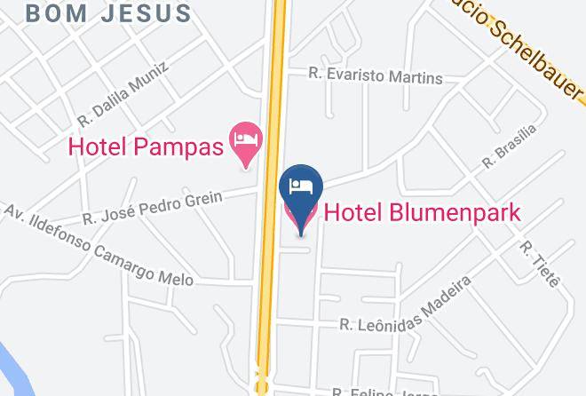 Rio Negro - Hotel Blumenpark Maps