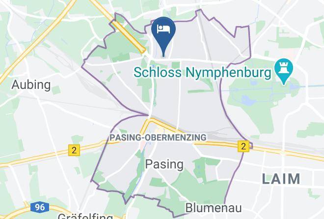 Munich District - Hotel Blutenburg Maps