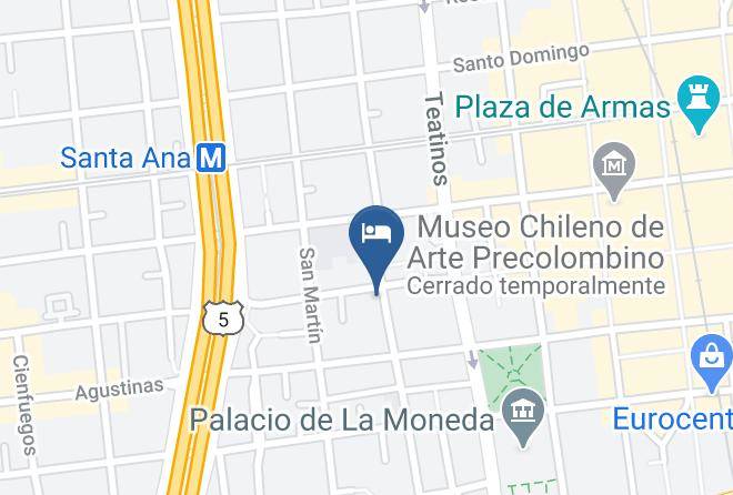 Santiago - Hotel Bmb Suites Maps