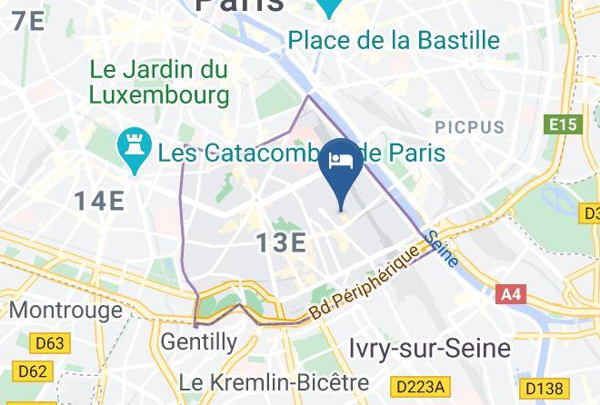 Paris - Hotel Bnf Maps