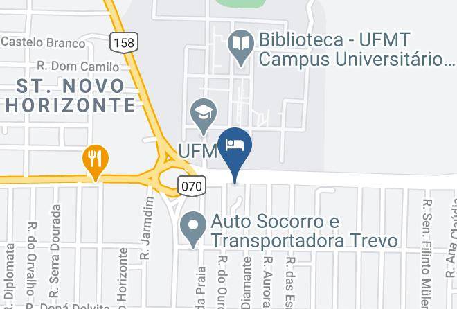 Barra Do Garcas - Hotel Boa Viagem Maps