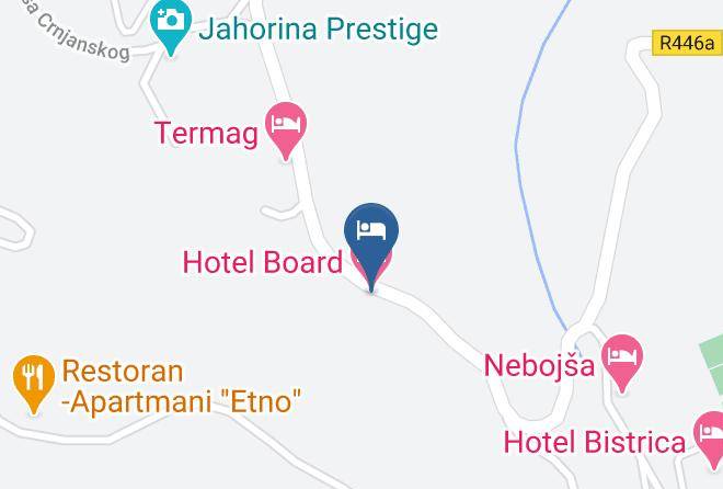 Sarajevo Romanija - Hotel Board Maps