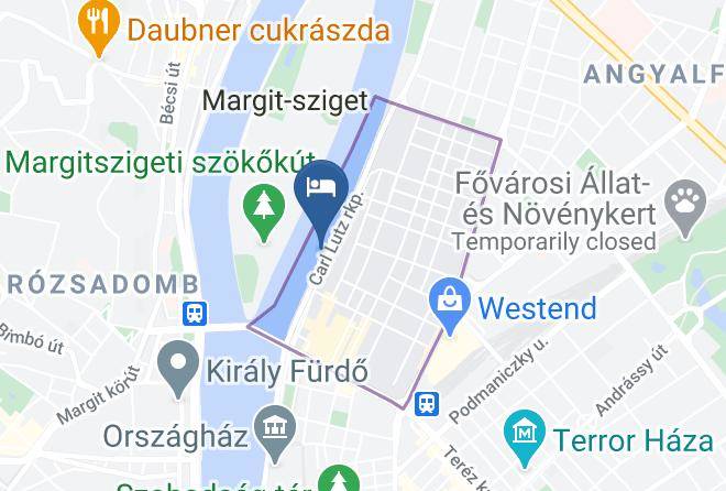 Budapest - Fortuna Boat Hotel & Restaurant Maps