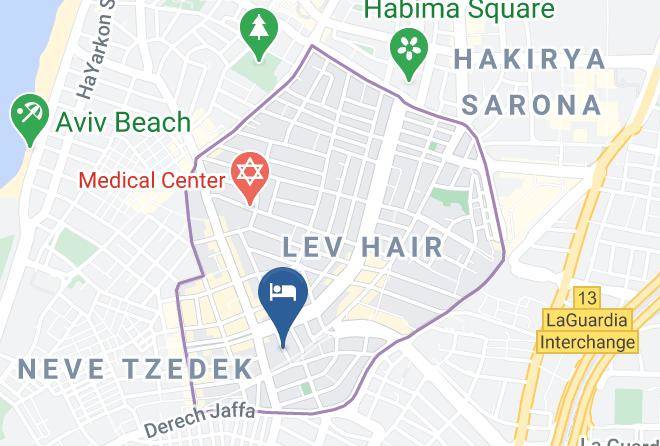 Tel Aviv Yafo - Hotel Bobo Maps
