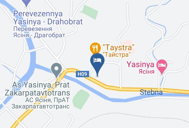 Rakhiv Raion - Hotel Bobrovski Maps