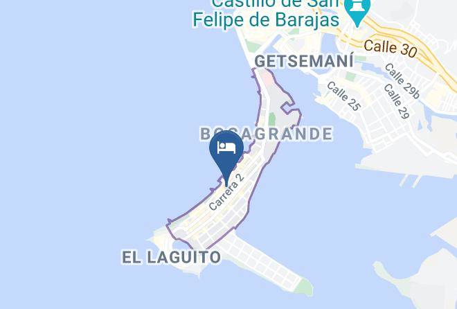 Cartagena De Indias - Hotel Bocagrande Maps