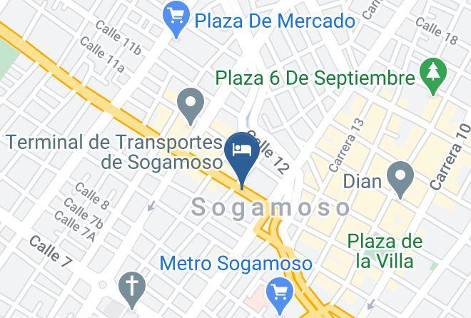 Sogamoso - Hotel Bochica Habitaciones Estandar Y Economica Maps