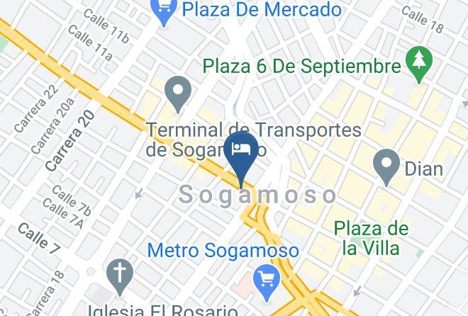 Sogamoso - Hotel Bochica Maps