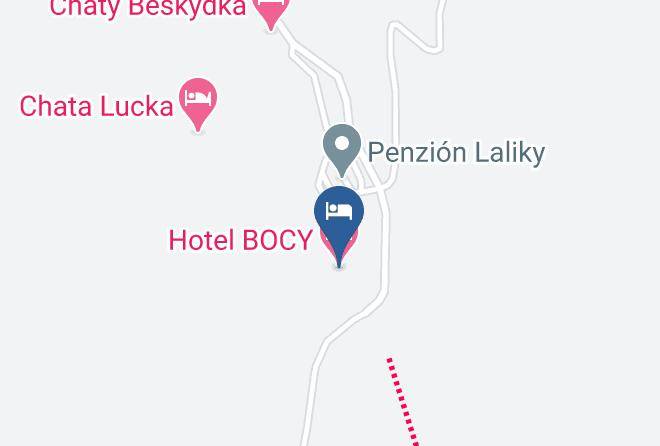 Cadca - Hotel Bocy Maps