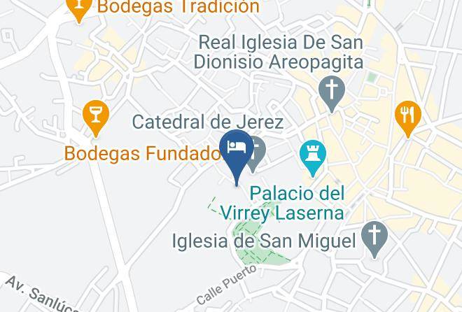 Cadiz - Hotel Bodega Tio Pepe Maps