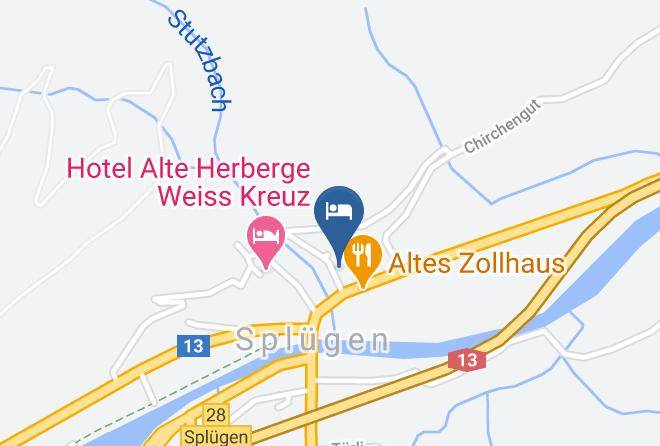 Viamala Region - Hotel Bodenhaus Splugen Maps