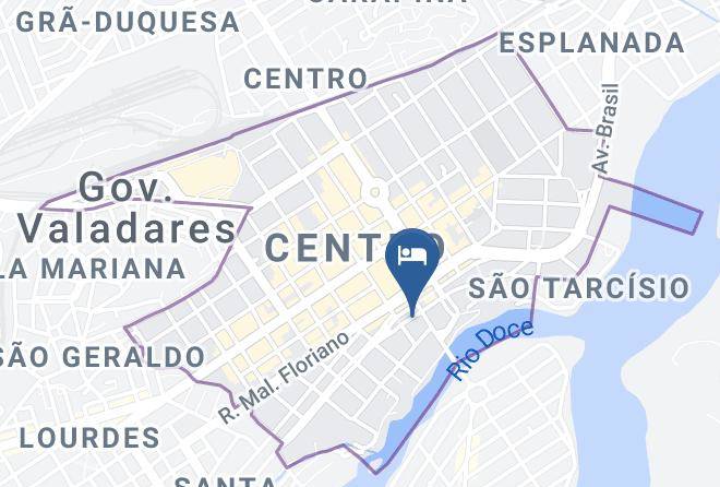 Governador Valadares - Hotel Boechat Maps