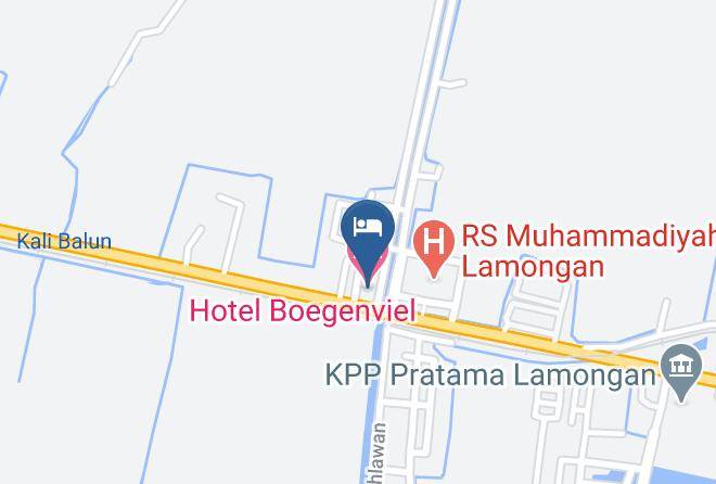 Lamongan Regency - Hotel Boegenviel Maps