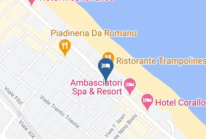 Rimini - Hotel Boemia Maps
