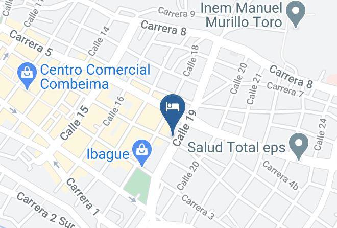 Ibague - Hotel Boga Ibague Maps