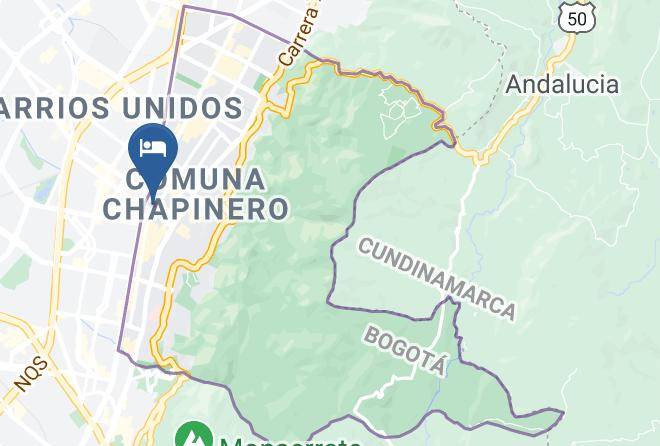 Bogota - Hotel Brisas Del Oasis Maps