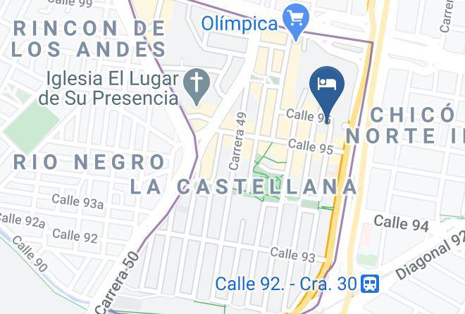 Bogota - Hotel Bogota Castellana 100 Maps
