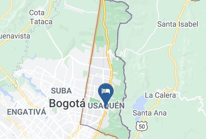 Bogota - Hotel Bogota Regency Usaquen Maps