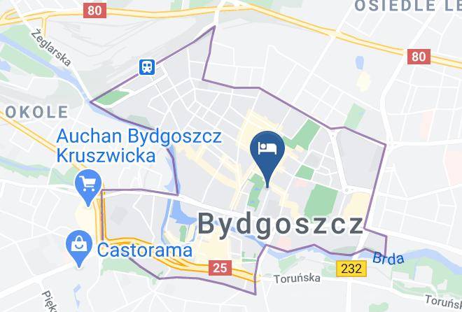 Bydgoszcz - Hotel Bohema Maps