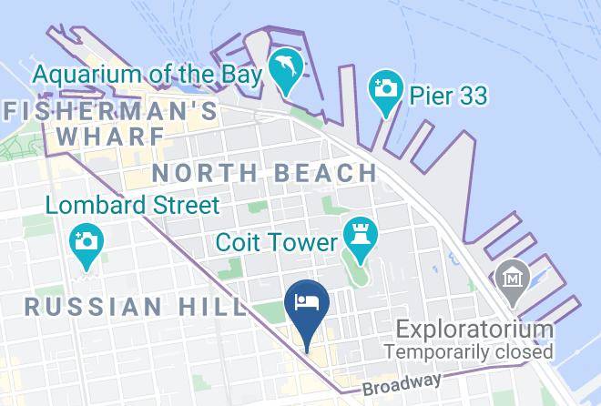 San Francisco - Hotel Boheme Maps