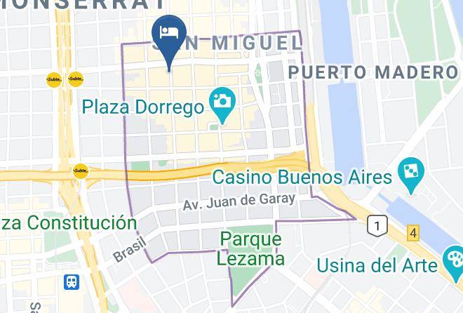 Buenos Aires - Hotel Bohemia Buenos Aires Maps