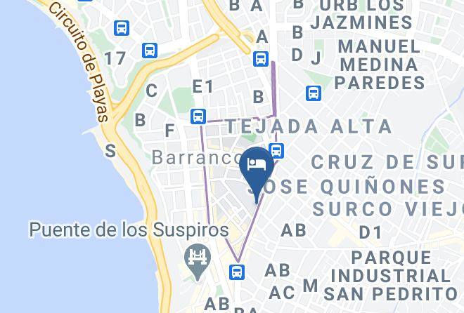 Barranco - Hotel Bohemia Maps