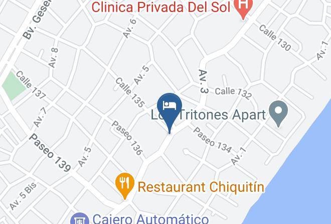 Villa Gesell - Hotel Boiano Maps